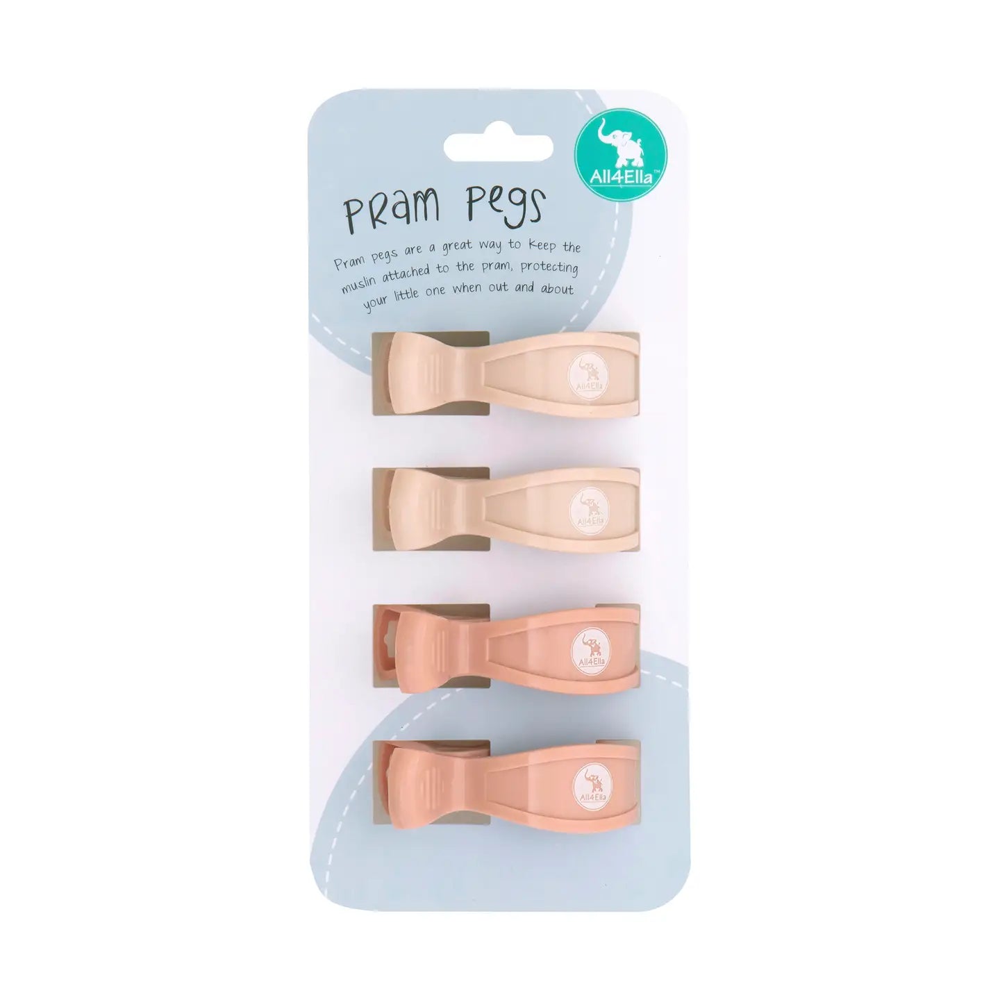 Pram Pegs 4pk