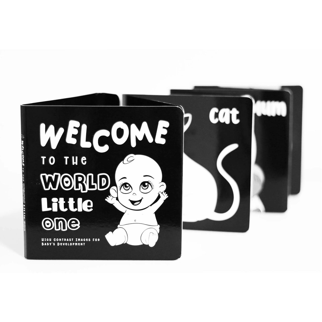 Welcome To the World Little One Black and White Baby Book