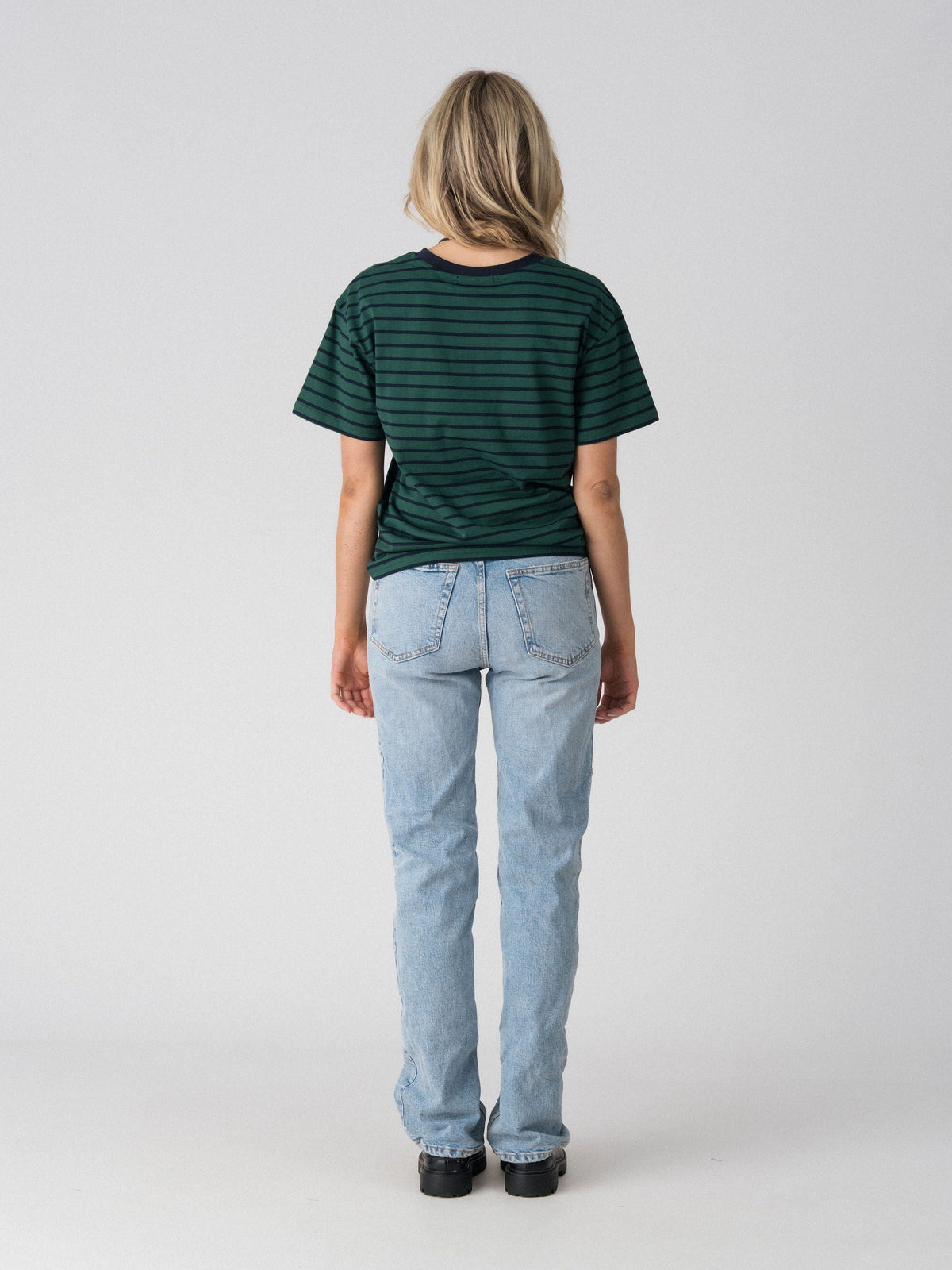 Issa Everyday Striped Tee with breastfeeding access