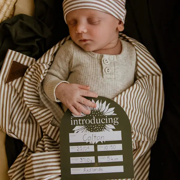 You Are My Sunshine Baby Milestone Cards