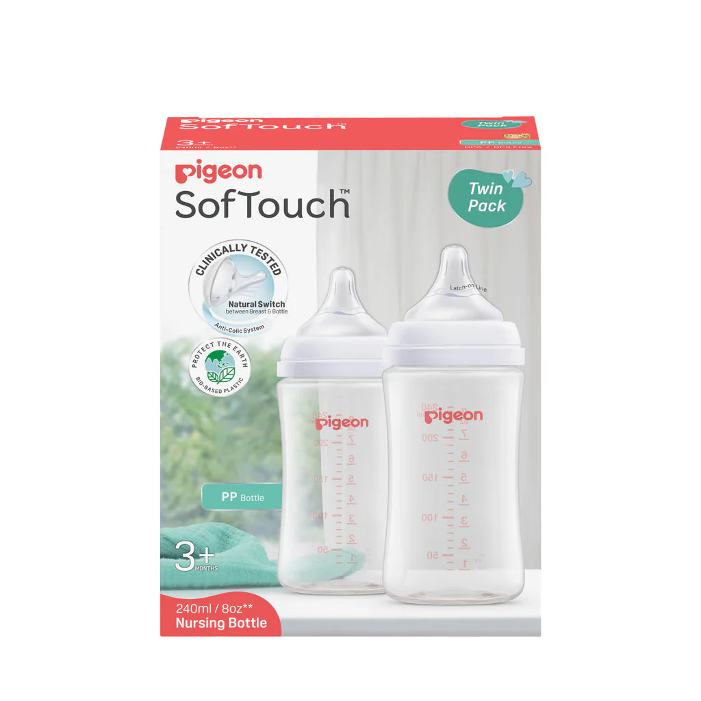 Soft Touch PP Twin Bottle 3+ Months