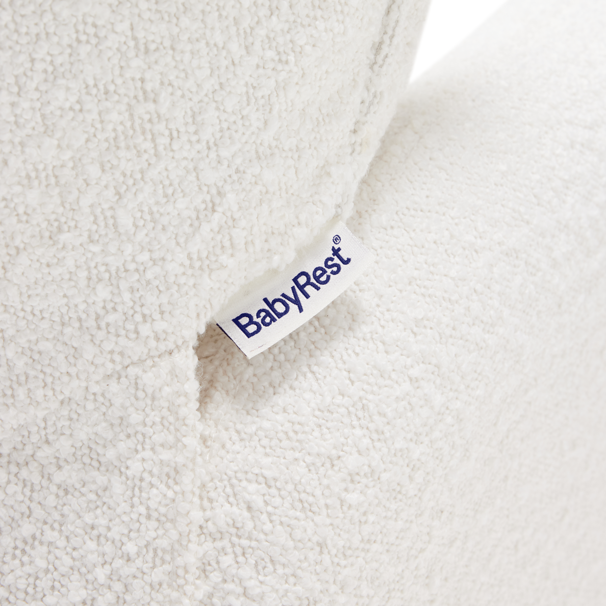 BabyRest Amelia Nursery Chair - White Boucle - available to order