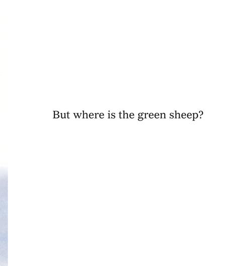 Where is the Green Sheep Board Book