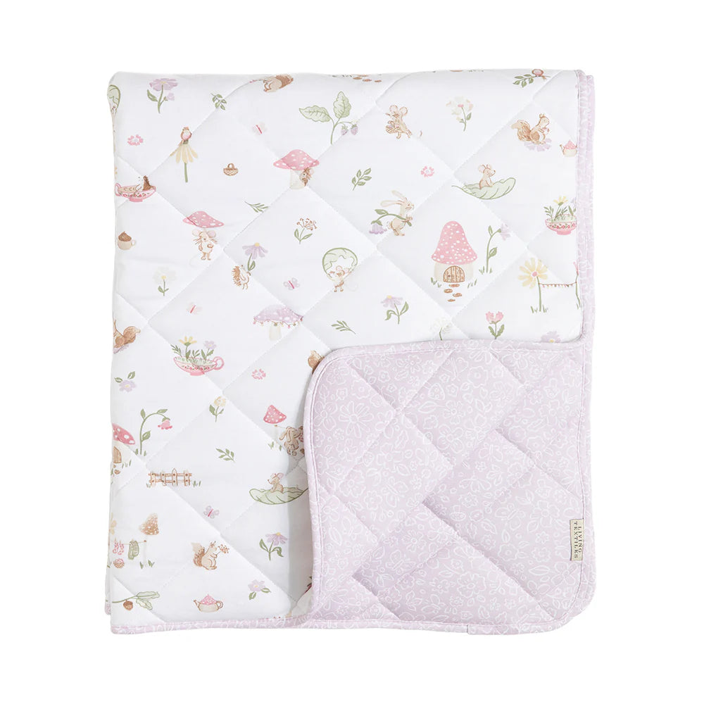 Quilted Cot Comforter Whimsical Wonderland