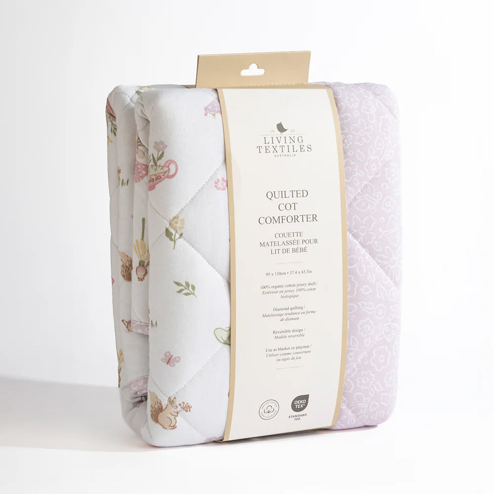 Quilted Cot Comforter Whimsical Wonderland