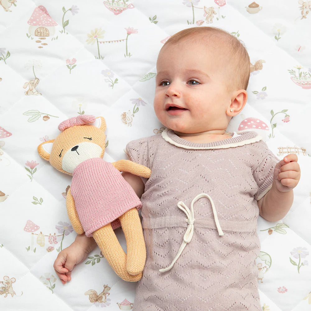 Quilted Cot Comforter Whimsical Wonderland