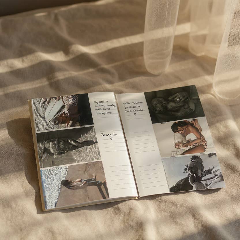 Tiny Steps Baby Linen Photo Album