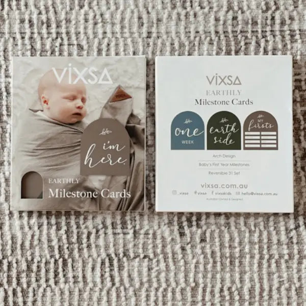 Earthy Baby Milestone Cards