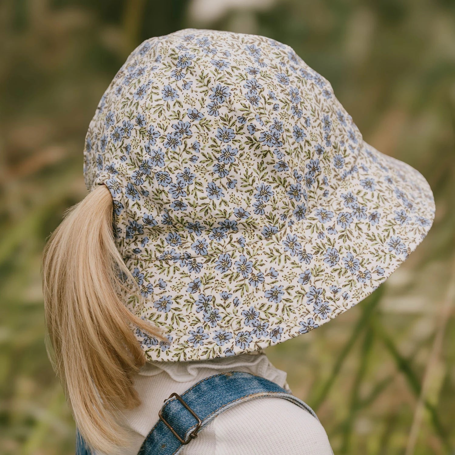 Ponytail Bucket Sun Hat - Harper