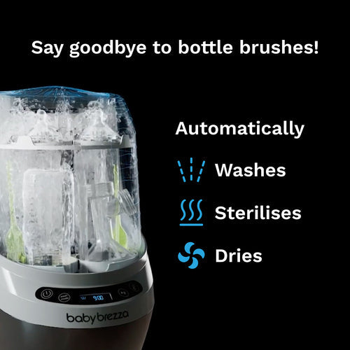 Baby Brezza Bottle Washer Pro – All-In-One Cleaner (Washes, Sterilizes & Dries)