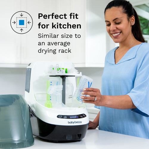 Baby Brezza Bottle Washer Pro – All-In-One Cleaner (Washes, Sterilizes & Dries)