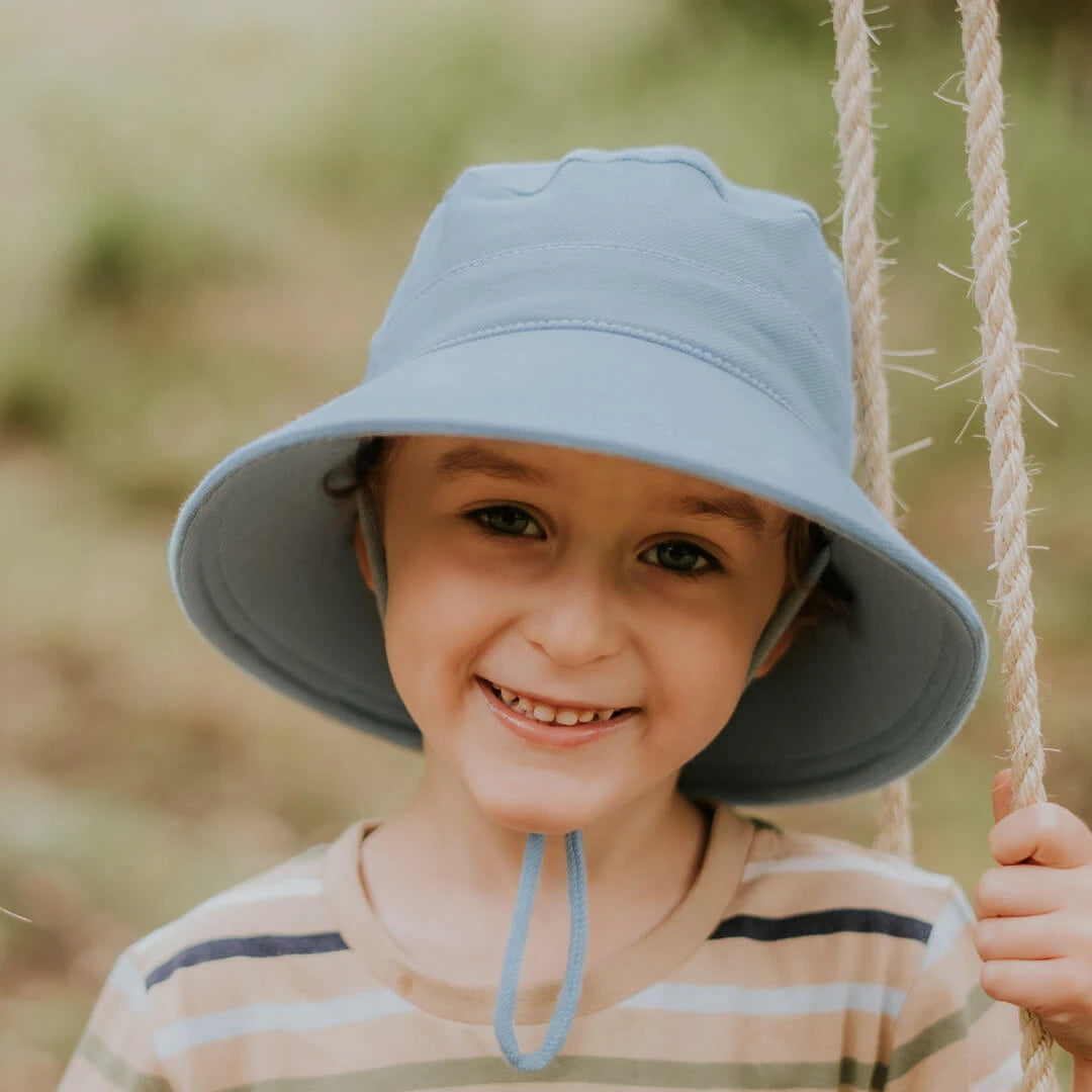Kids Bucket Sun Hat - Chambray