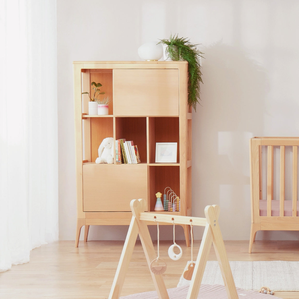BabyRest Amara Library - Beech - available to order