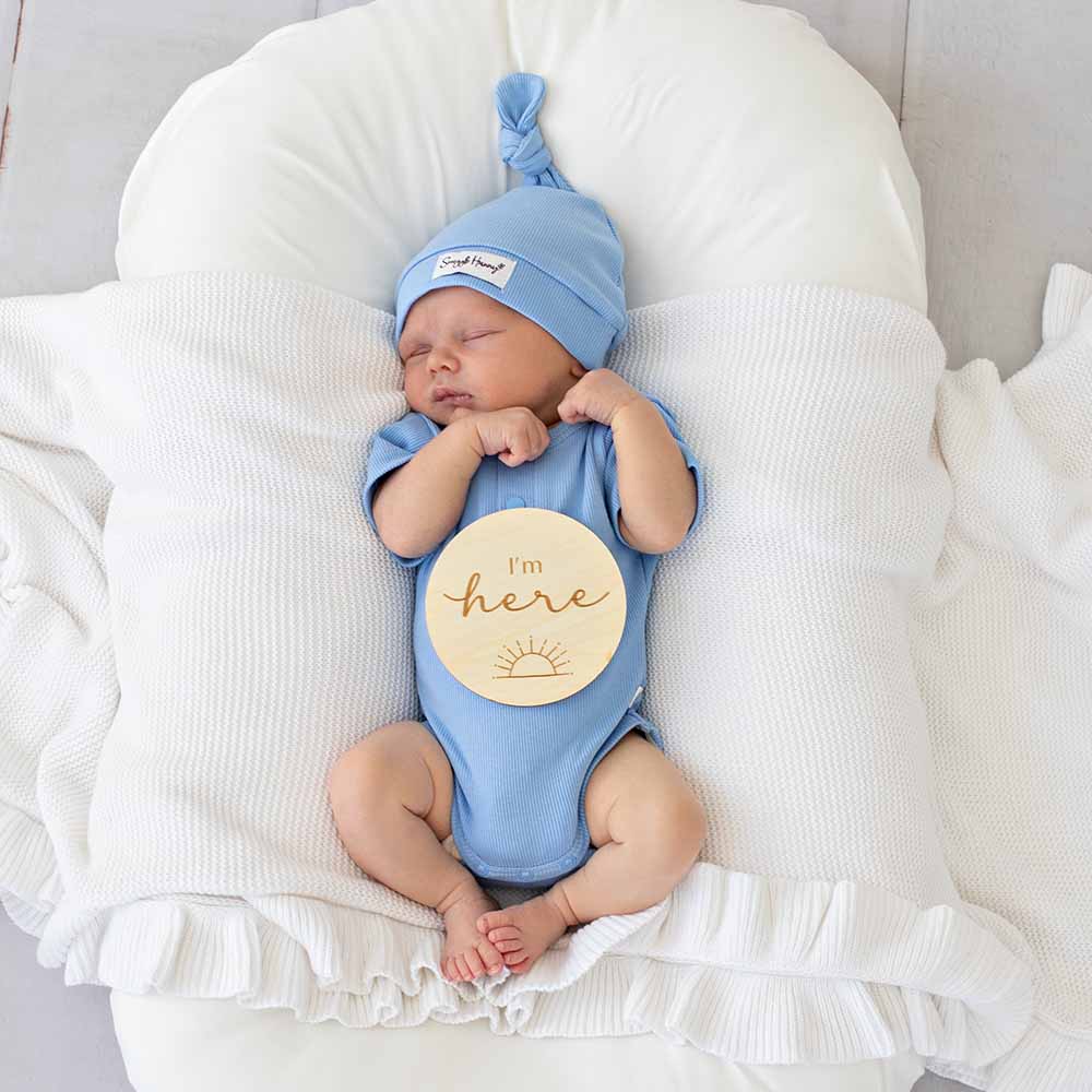 Bluebell Short Sleeve Organic Bodysuit