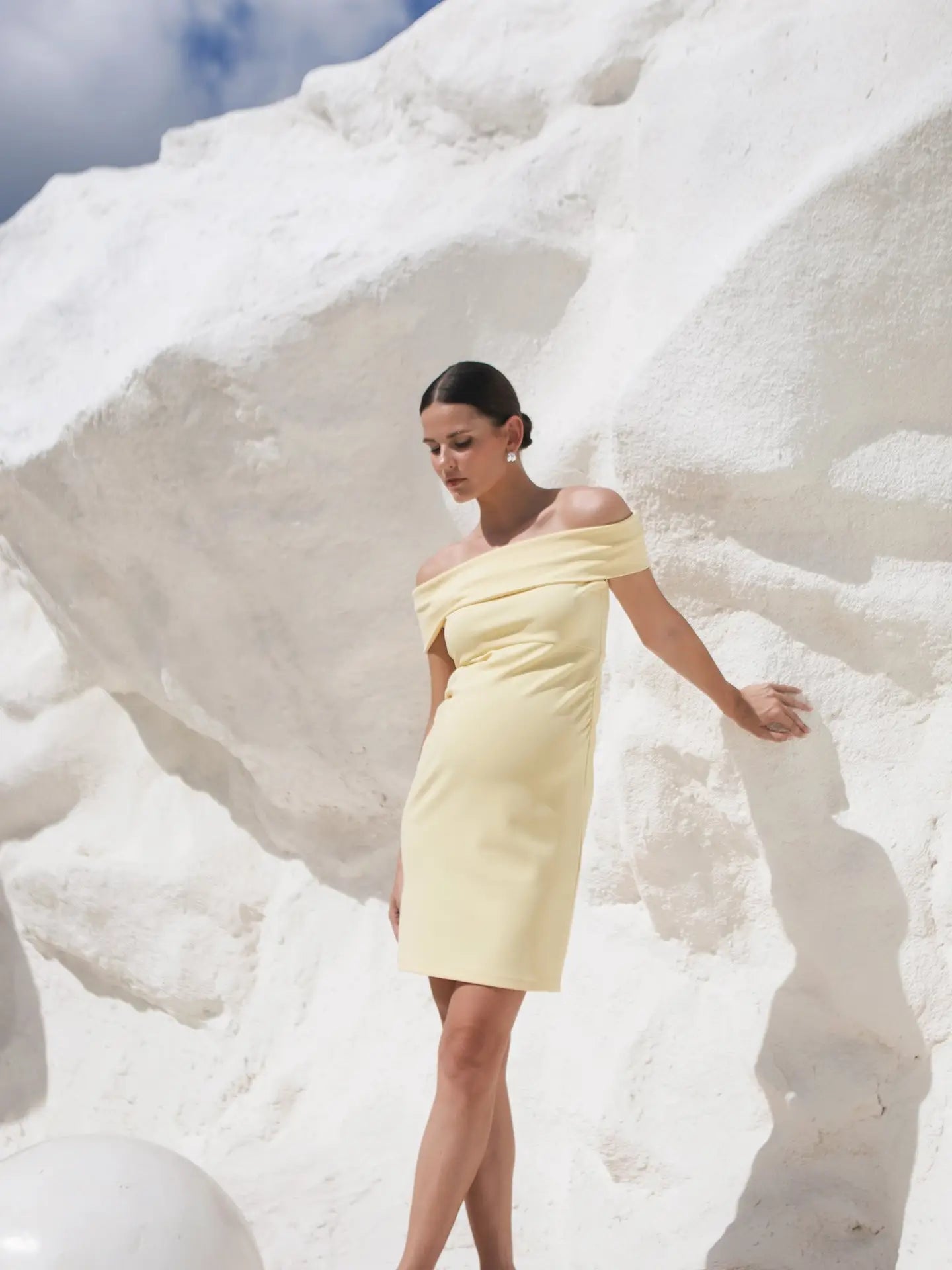 Claire Mini Dress – Yellow or French Navy