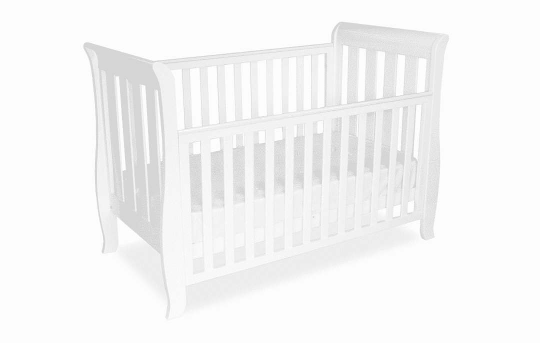 Babyhood Classic Sleigh Cot - available to order