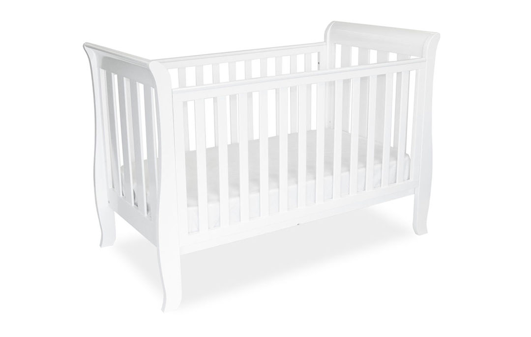 Babyhood Classic Sleigh Cot - available to order