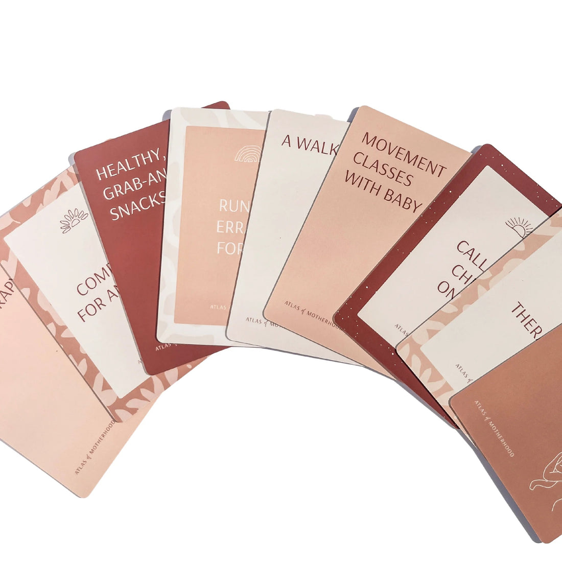 New Mum Postpartum Support Cards – 50-Card Deck