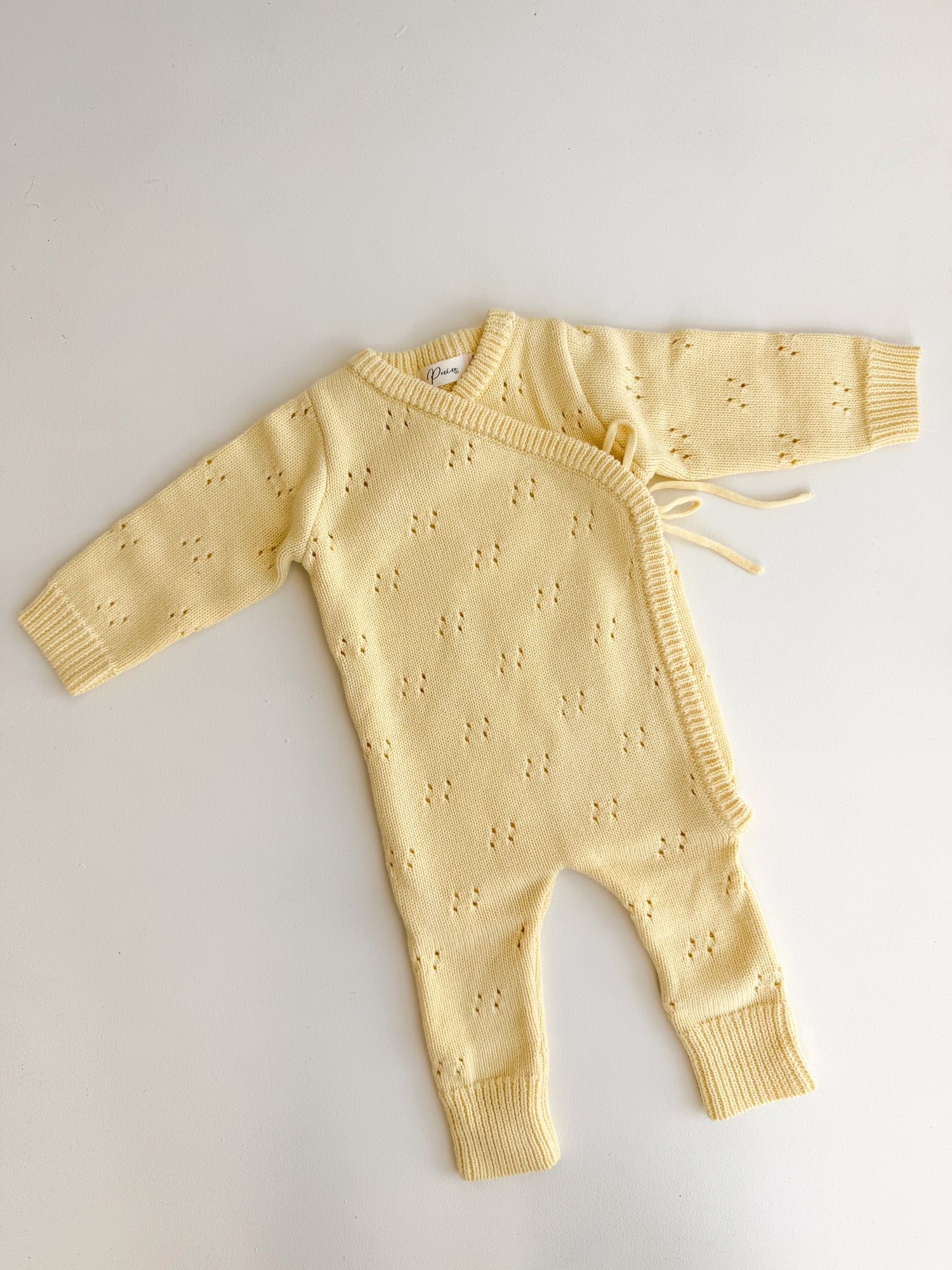 Pointelle Long Romper