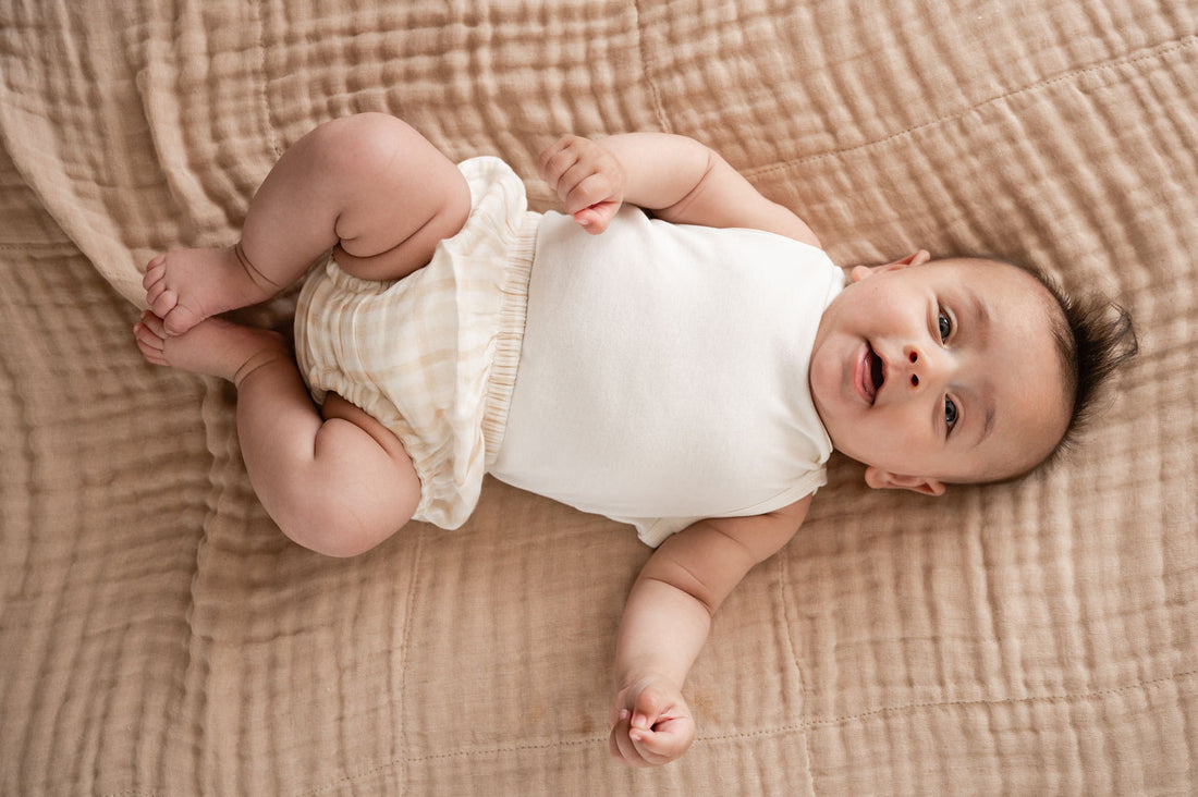 Organic Sleeveless Baby Bodysuit Sage