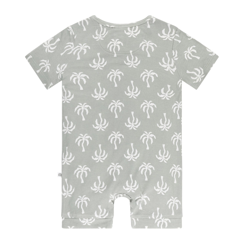Palm Tree Day or Night Onesie Short Sleeve