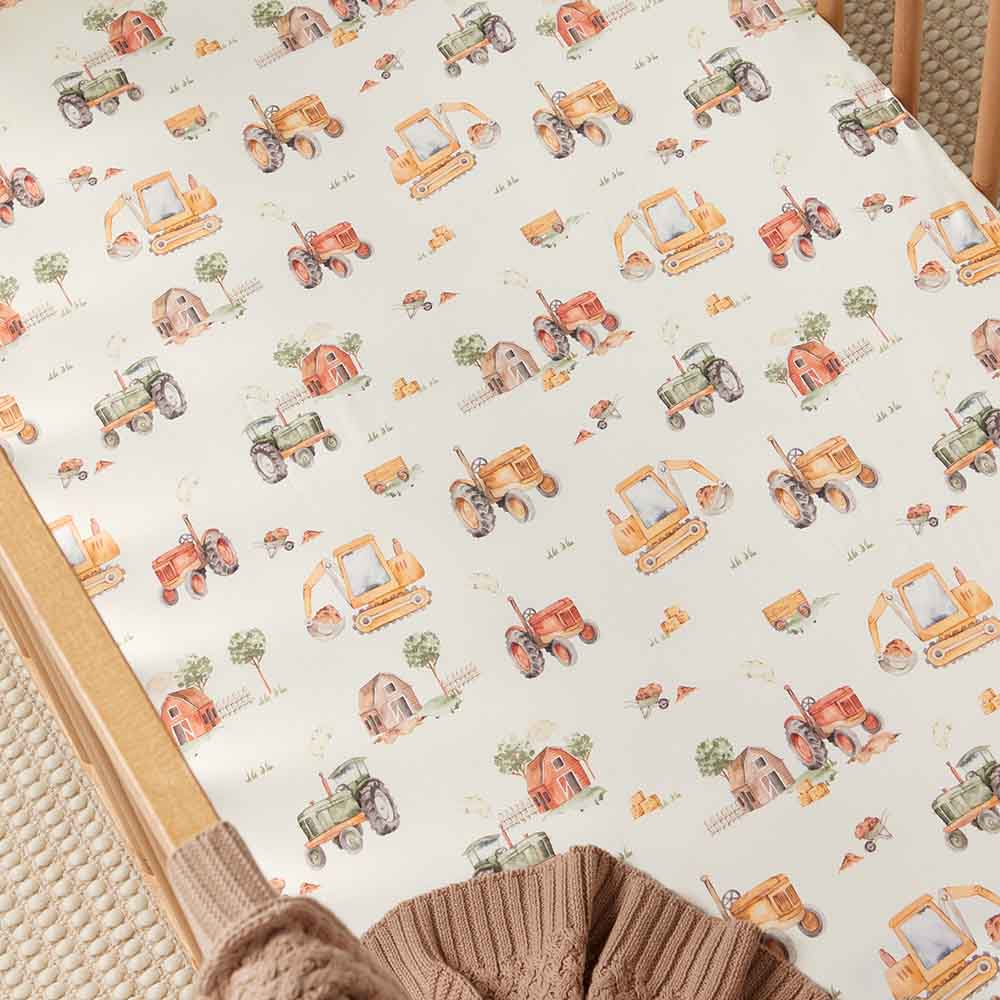Organic Fitted Cot Sheet