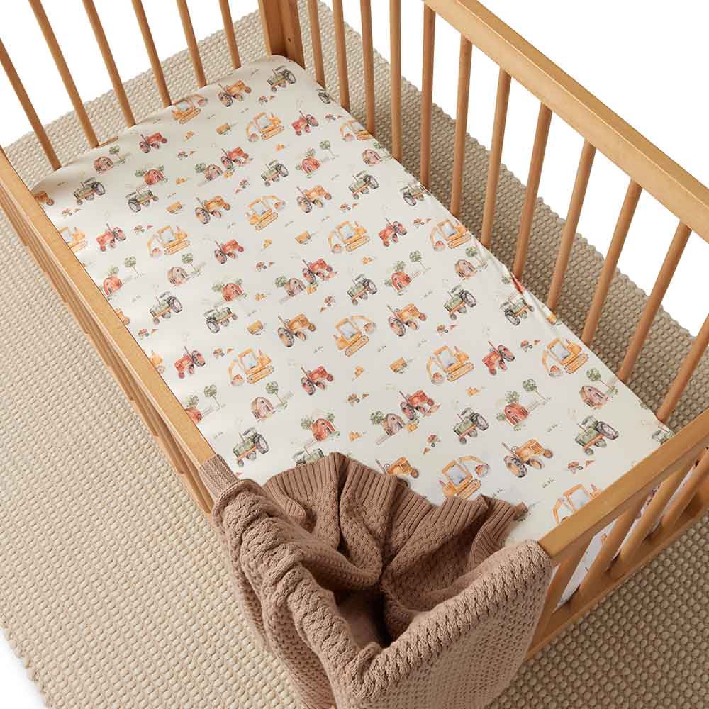 Organic Fitted Cot Sheet