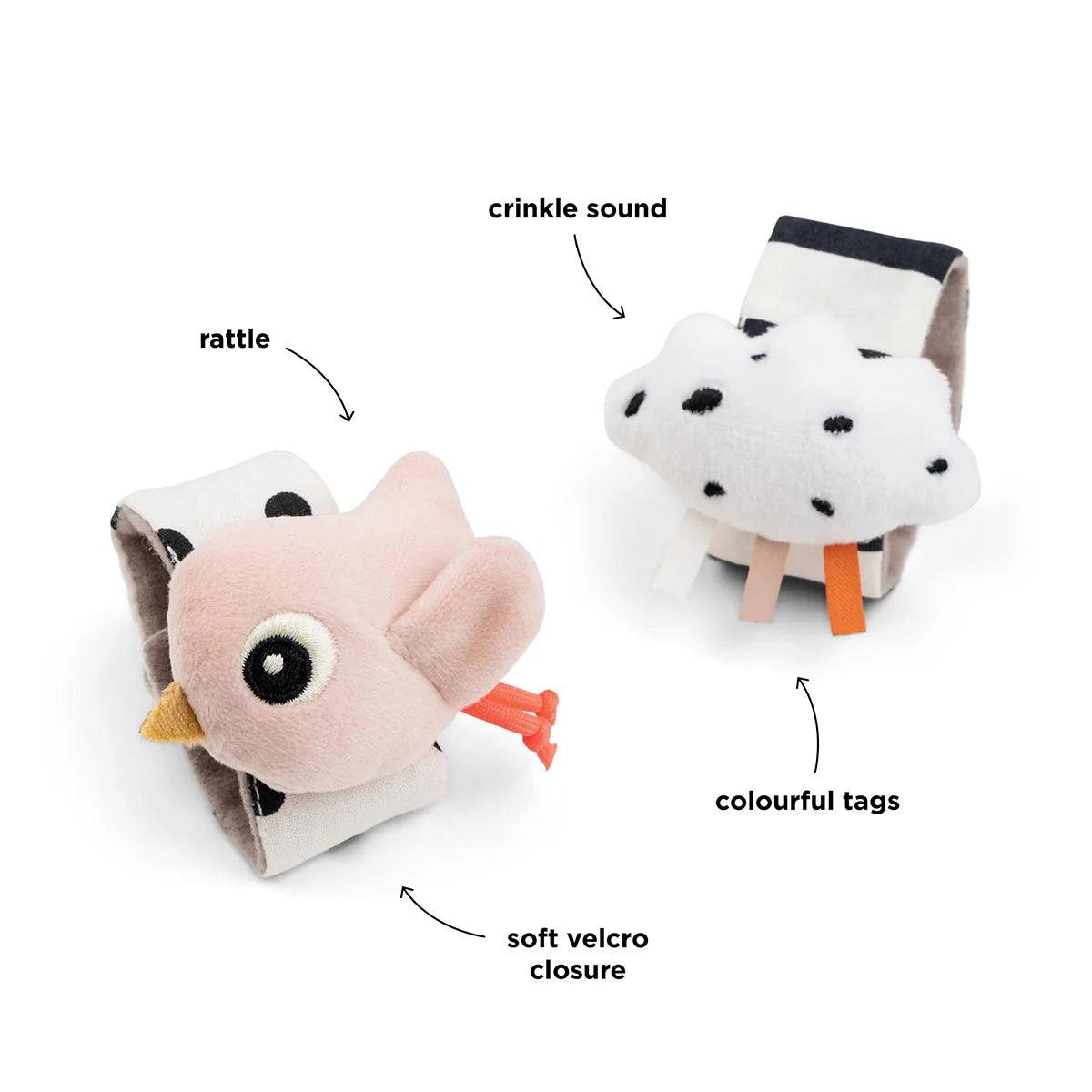 Wrist Rattle 2 Piece