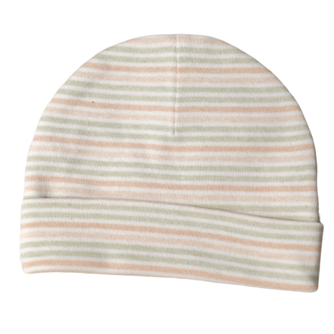 Organic Stripe Baby Beanie