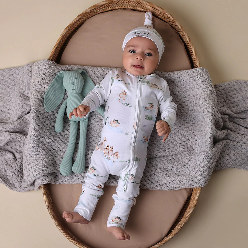 Duck Pond Organic Snugglesuit Convertible Romper