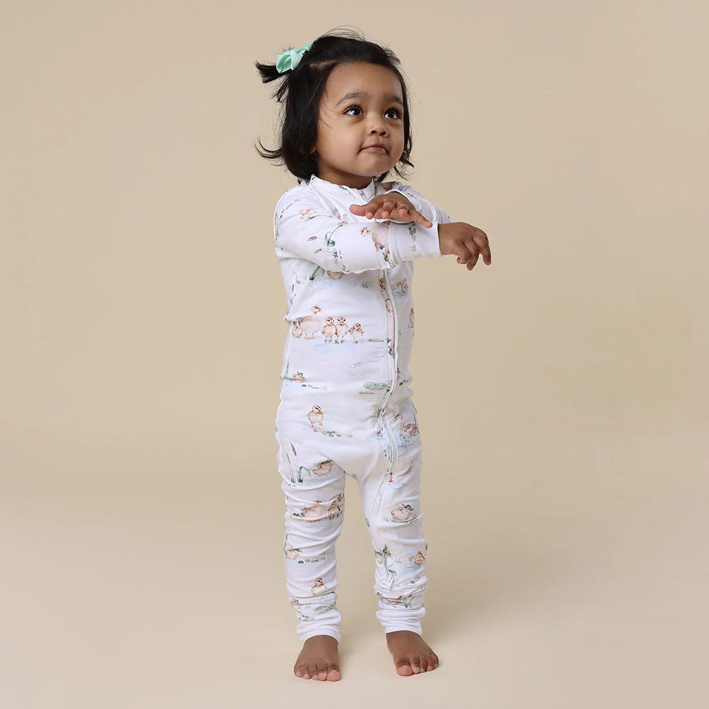 Duck Pond Organic Snugglesuit Convertible Romper