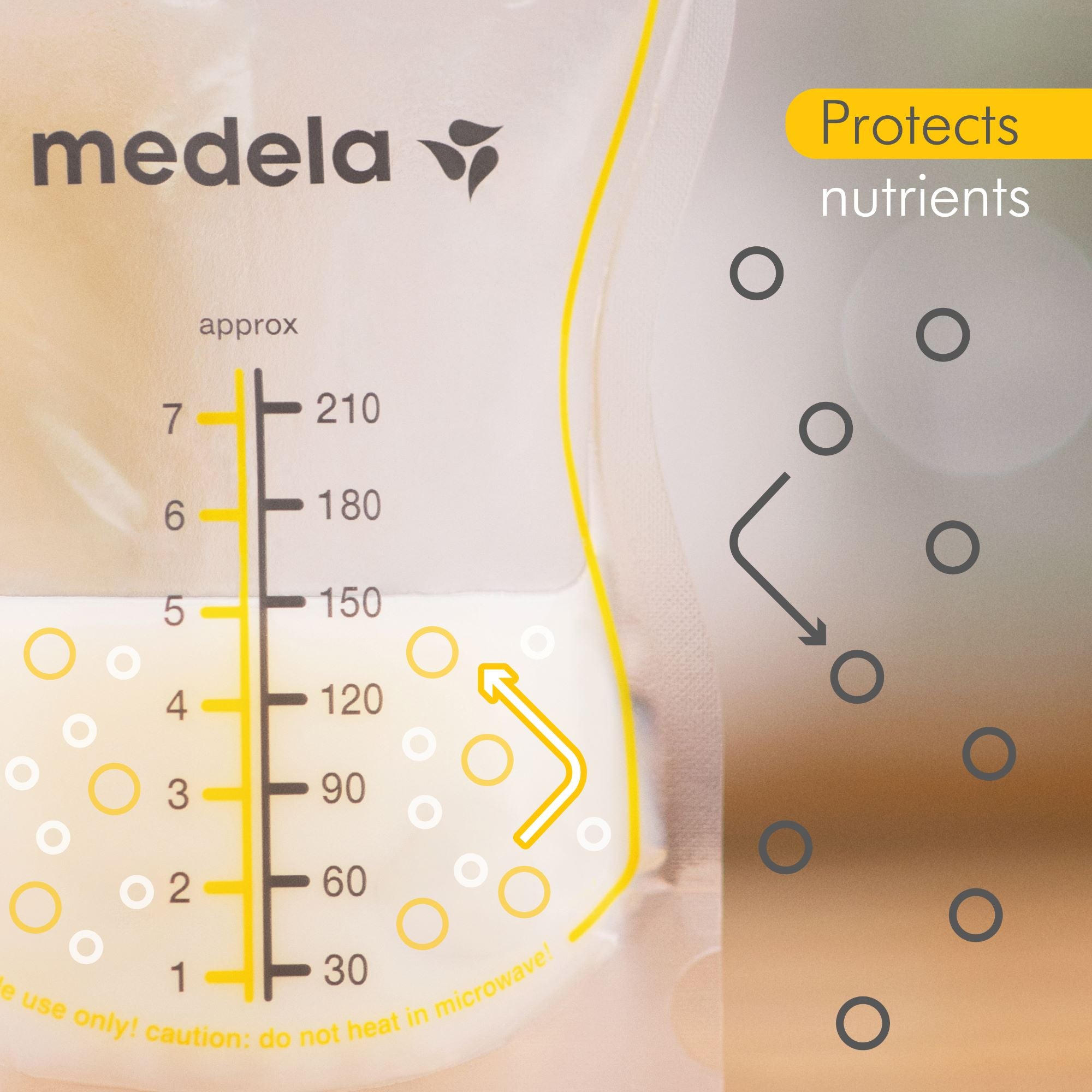 Medela Easy Pour Breast Milk Storage Bags (25 pack)