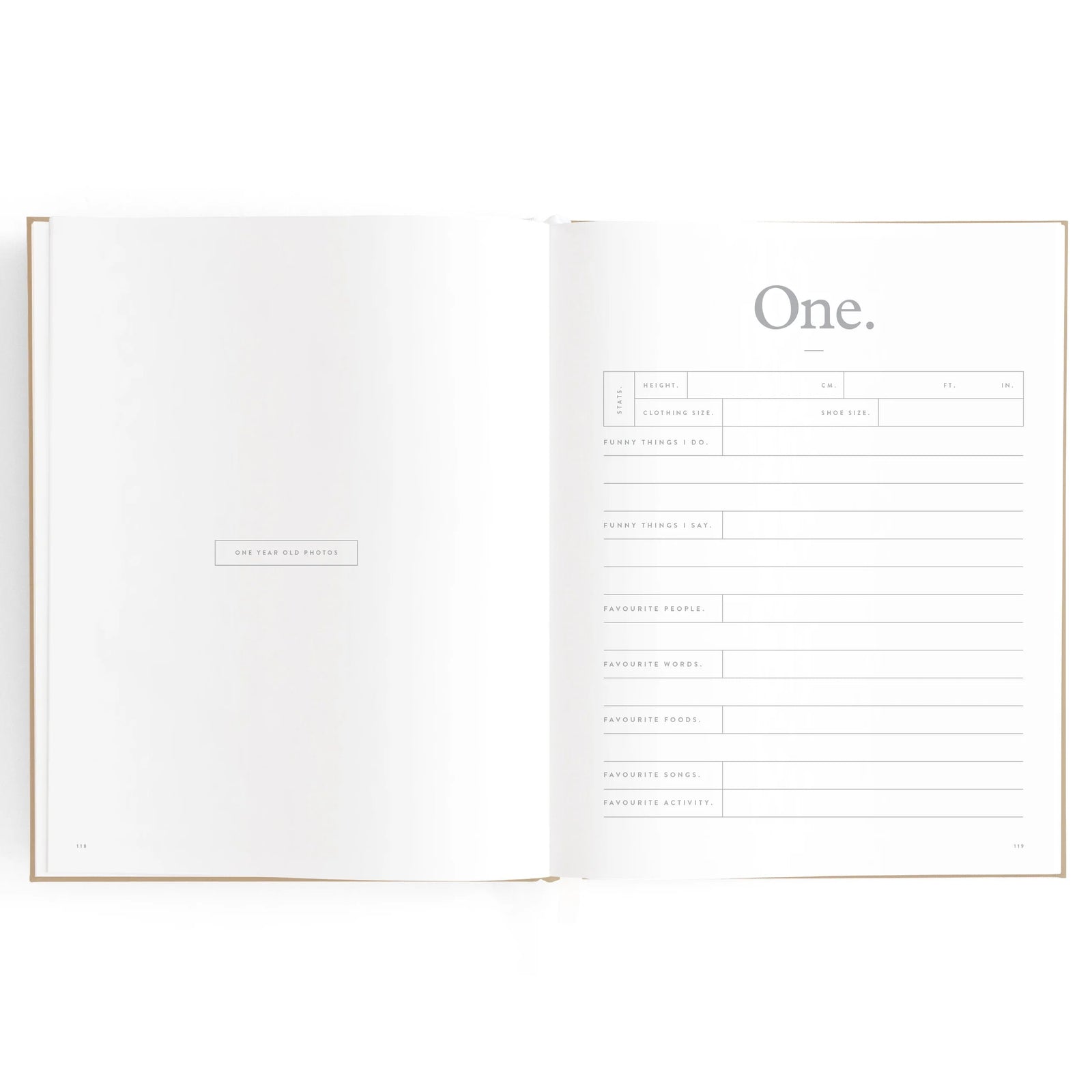 Fox & Fallow Baby Book