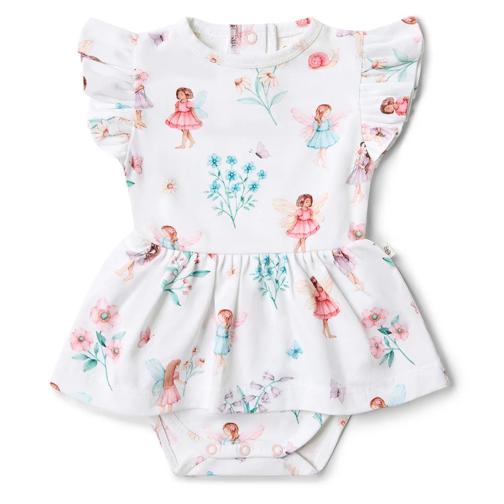 Fairy Garden Short Sleeve Organic Dress
