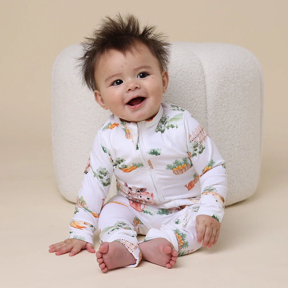 Farm Organic Snugglesuit Convertible Romper