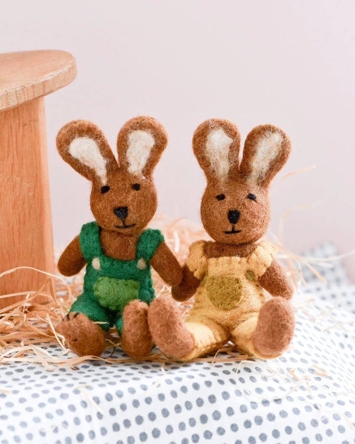 Felt Brown Hare Rabbit