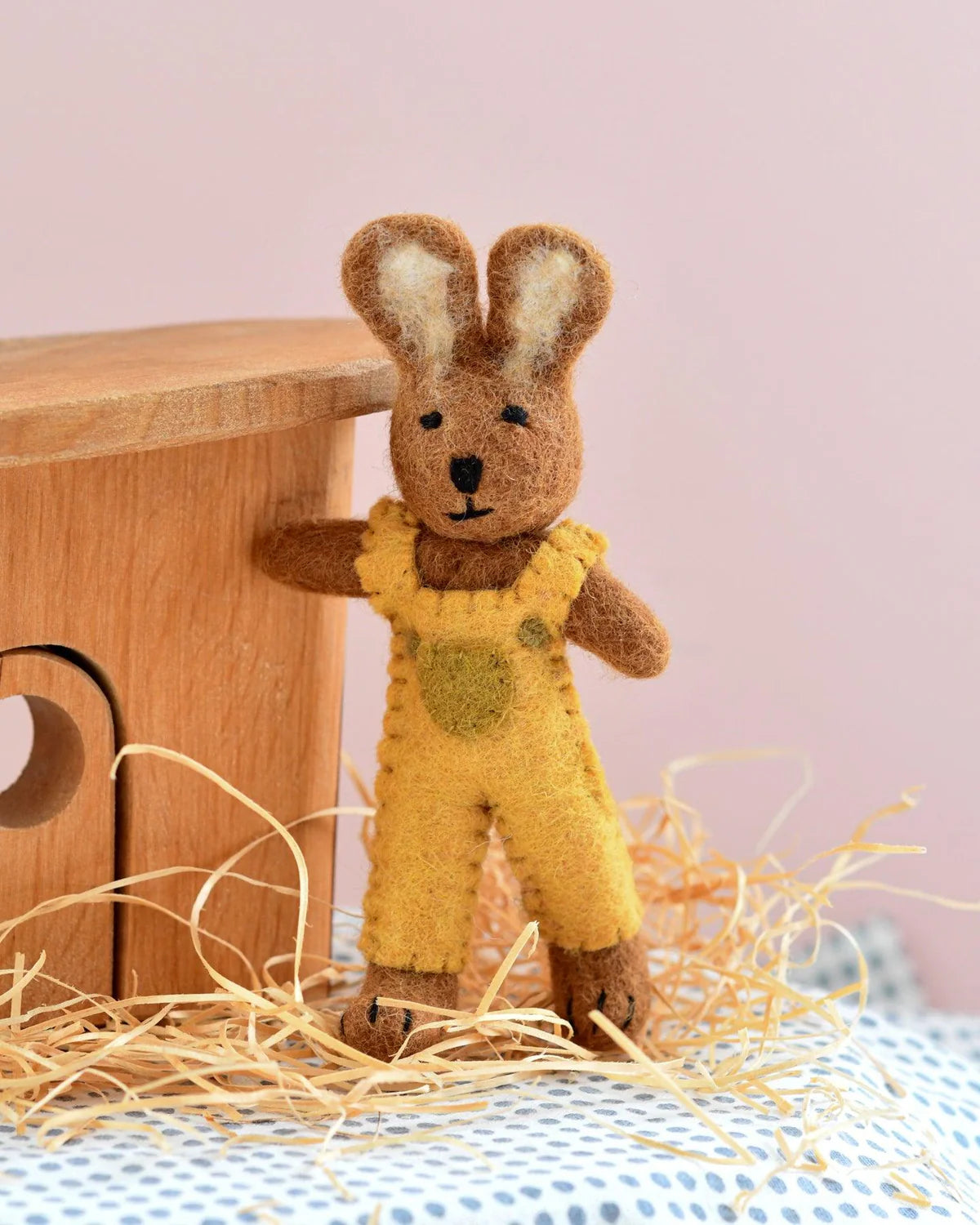 Felt Brown Hare Rabbit