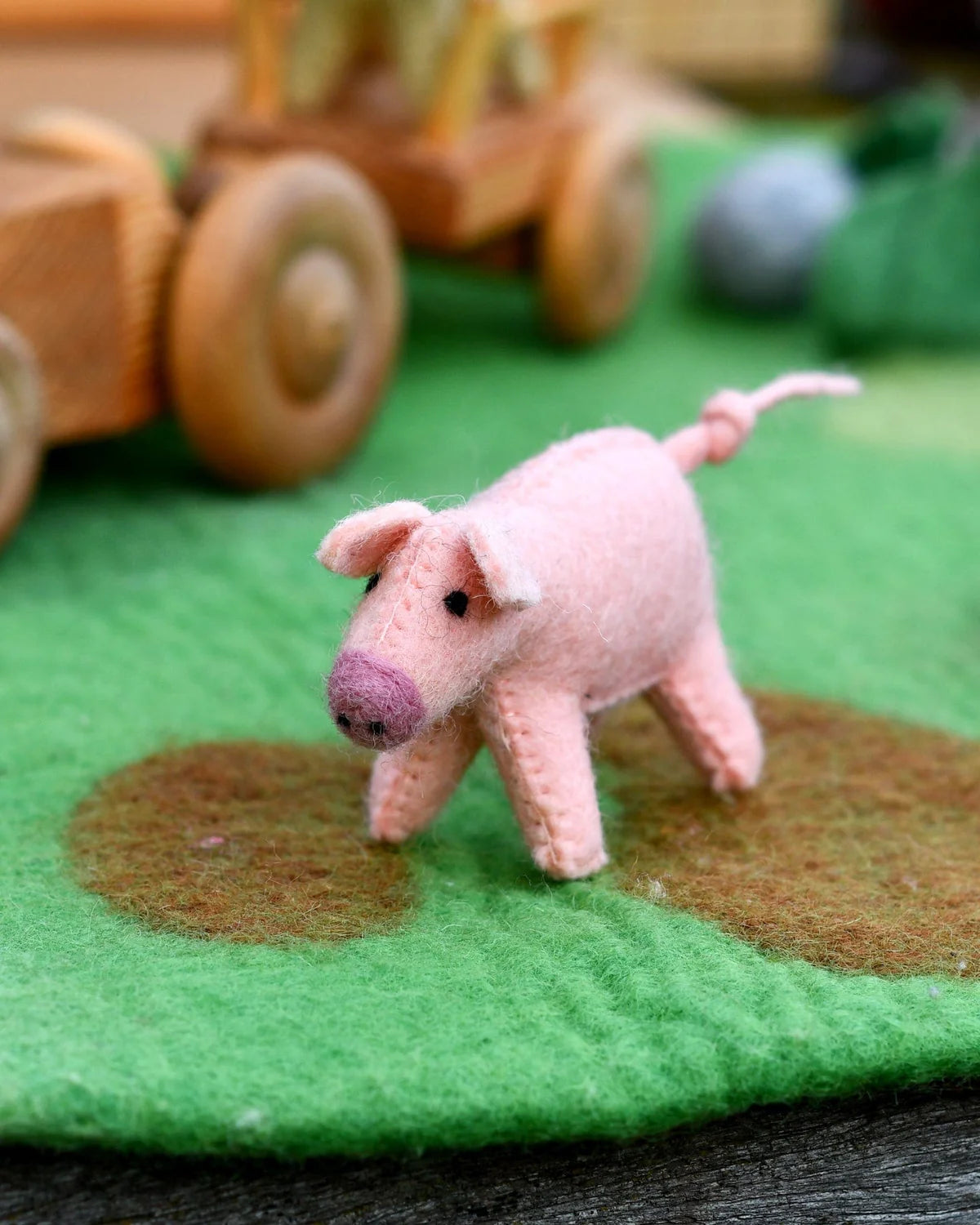 Felt Farm Animal Toy