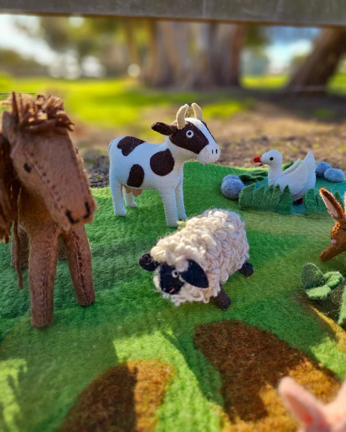 Felt Farm Animal Toy