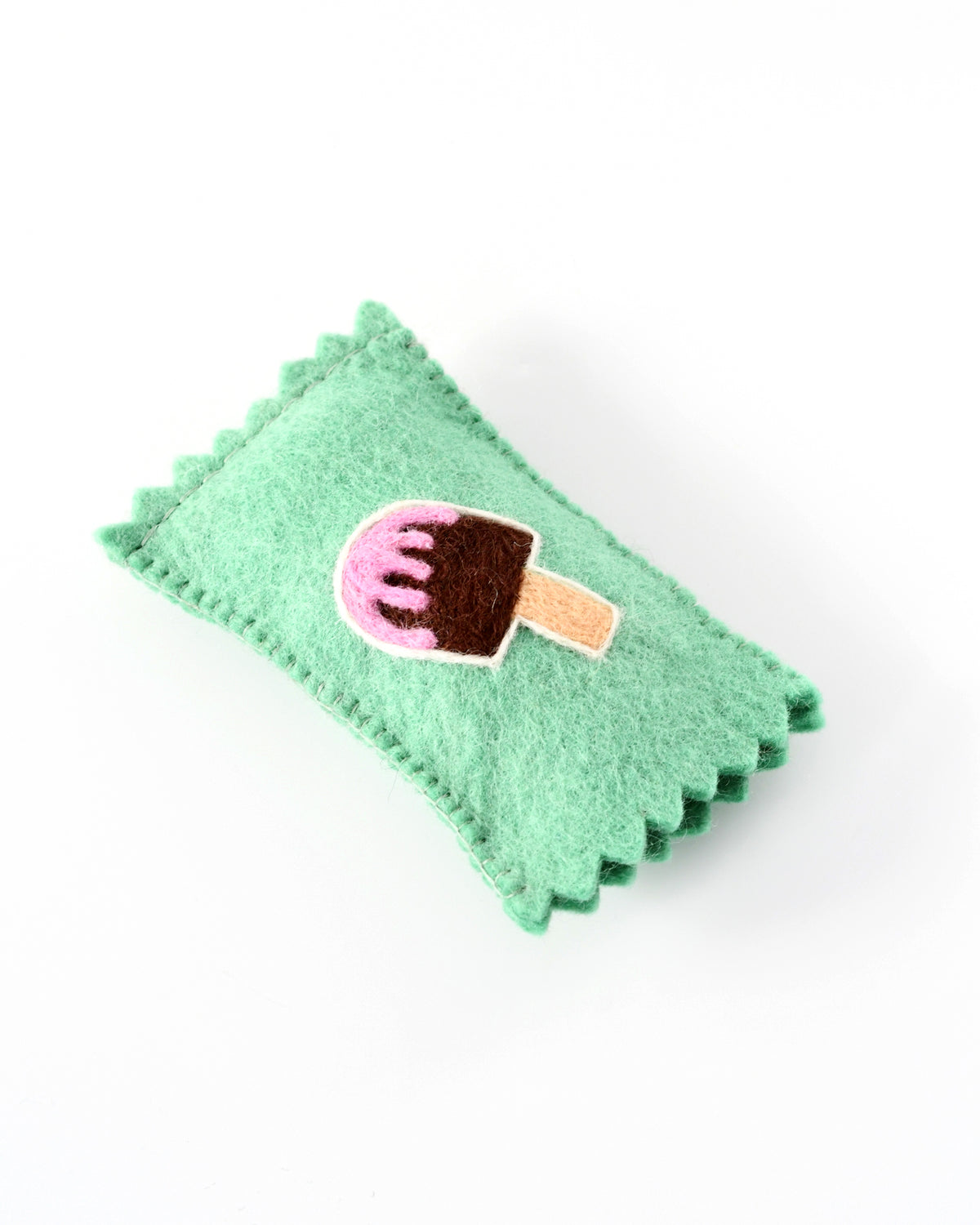 Felt Chocolate Ice Cream Popsicle Toy with Wrapper