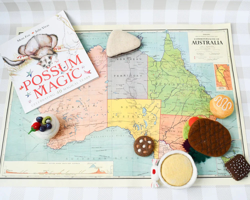 Felt Possum Magic Australian Play Food Set