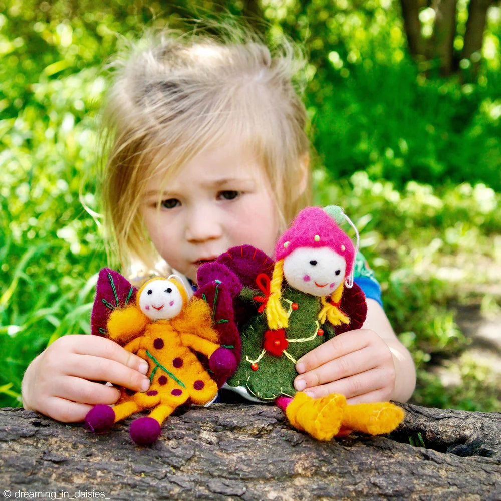 Handcrafted Felt Fairies