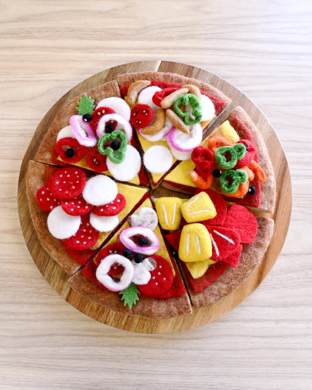 Felt Pizza Slice Play Food – Multiple Flavours Available