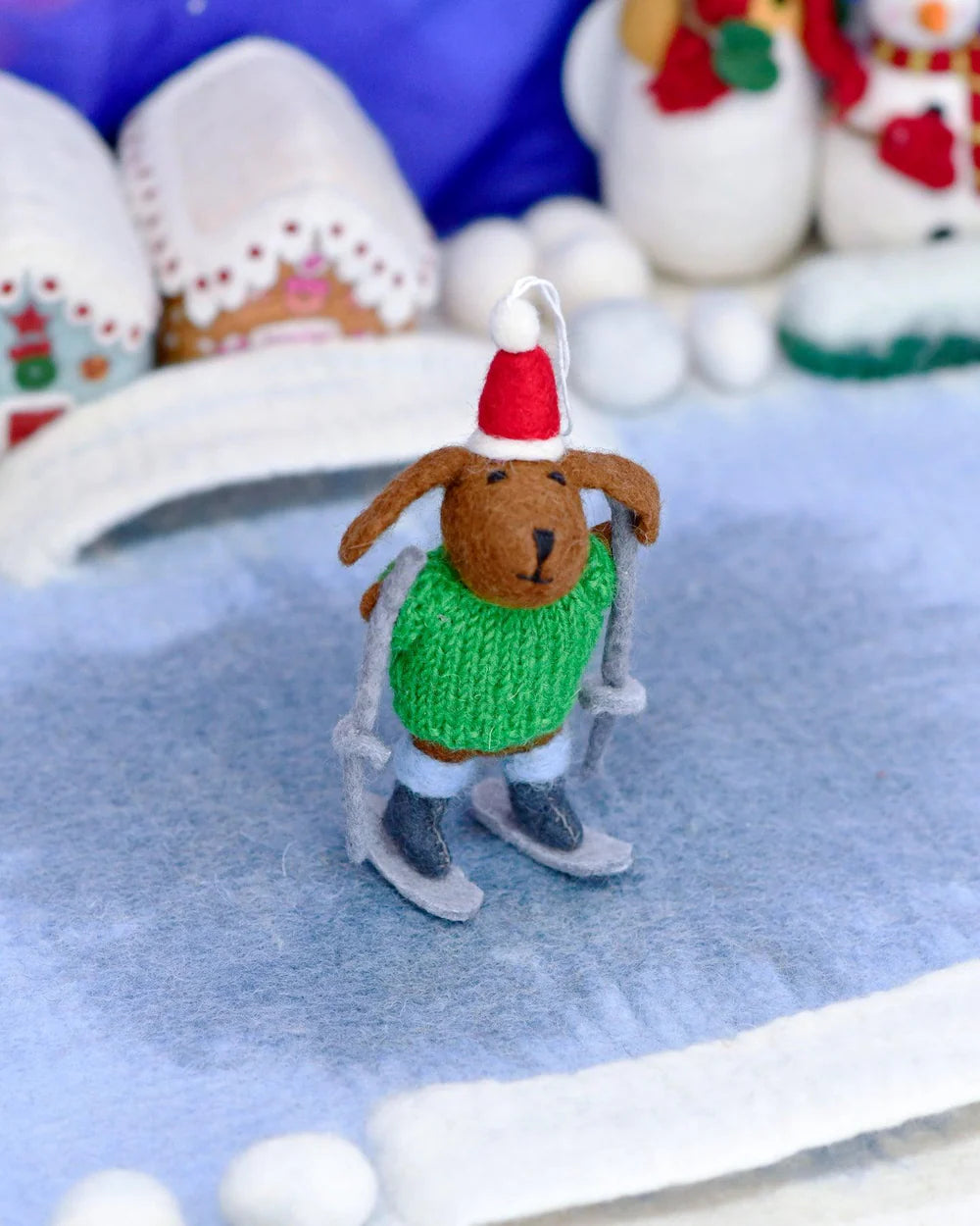 Handcrafted Felt Christmas Ornaments