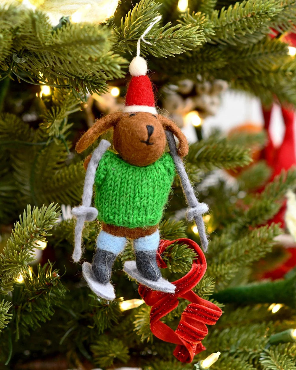 Handcrafted Felt Christmas Ornaments
