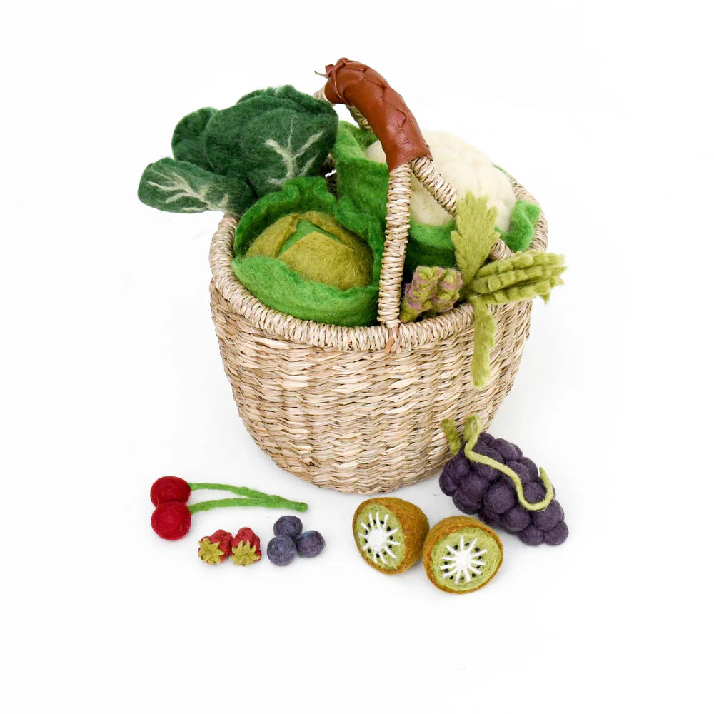 Felt Vegetables and Fruits Sets