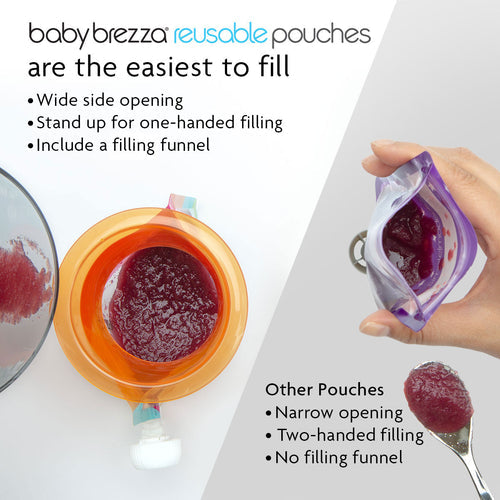 Reusable Baby Food Pouches 10 Pack