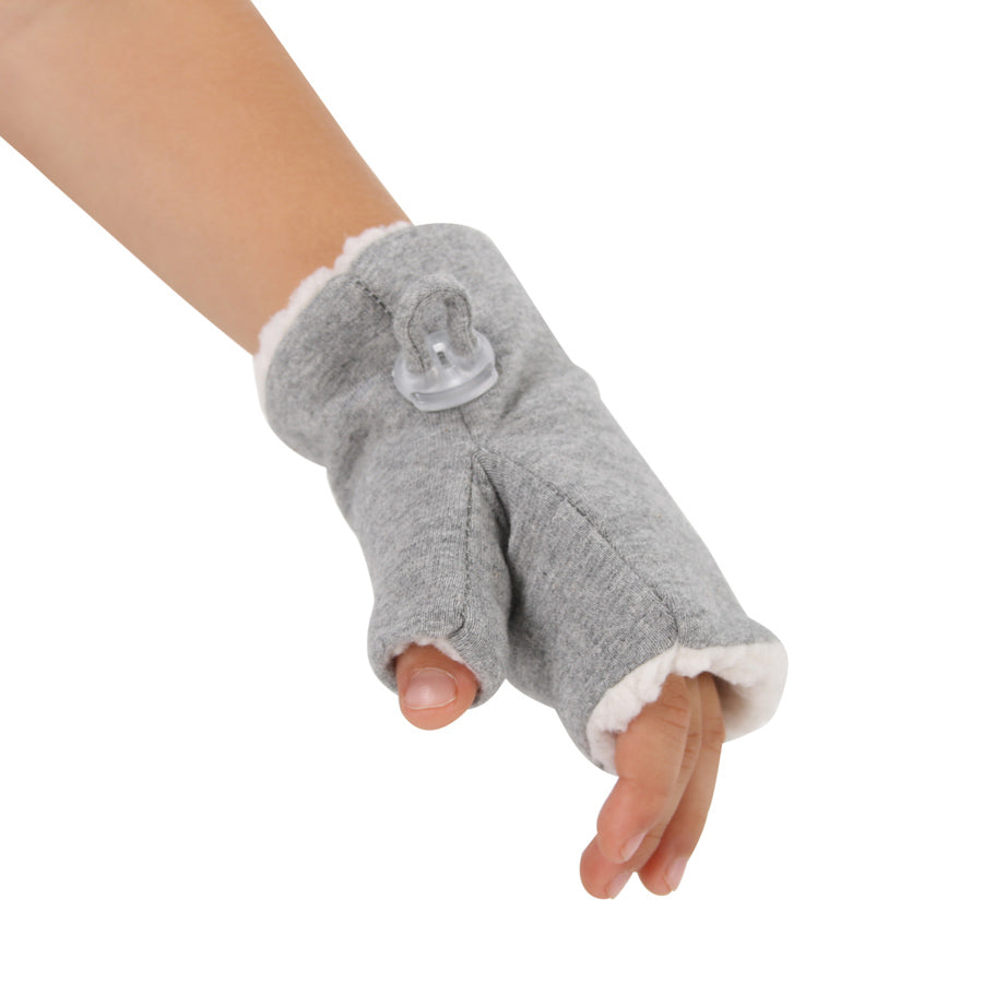 Fleecy Fingerless Kids Winter Mittens