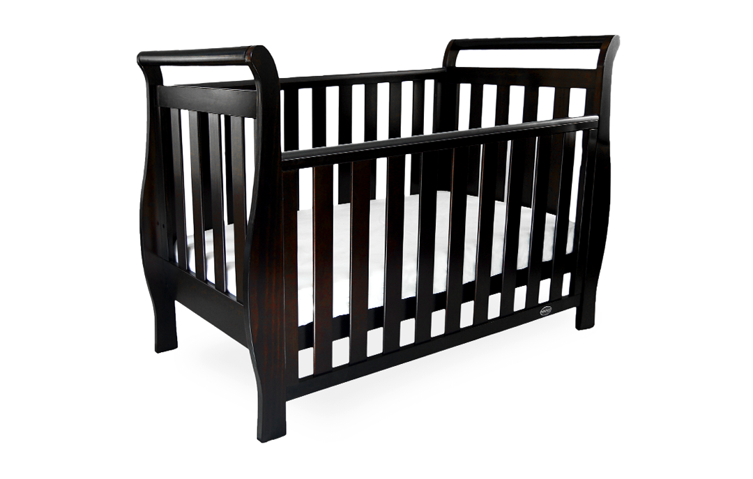 Babyhood Georgia Sleigh Cot Luxx - available to order