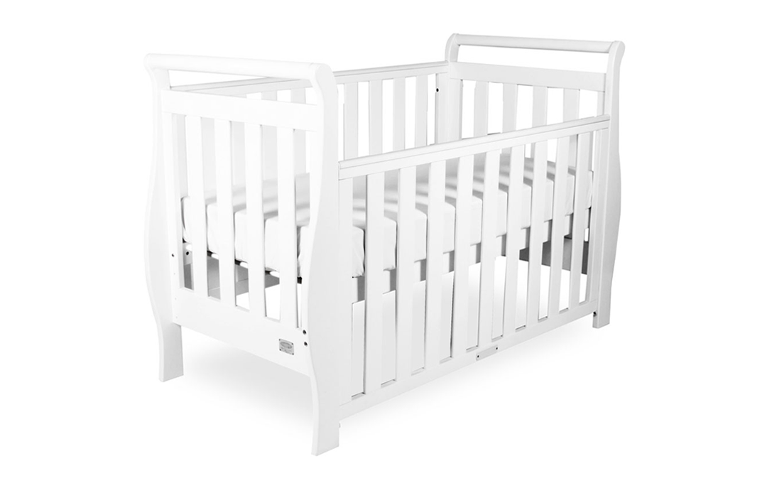 Babyhood Georgia Sleigh Cot Luxx - available to order